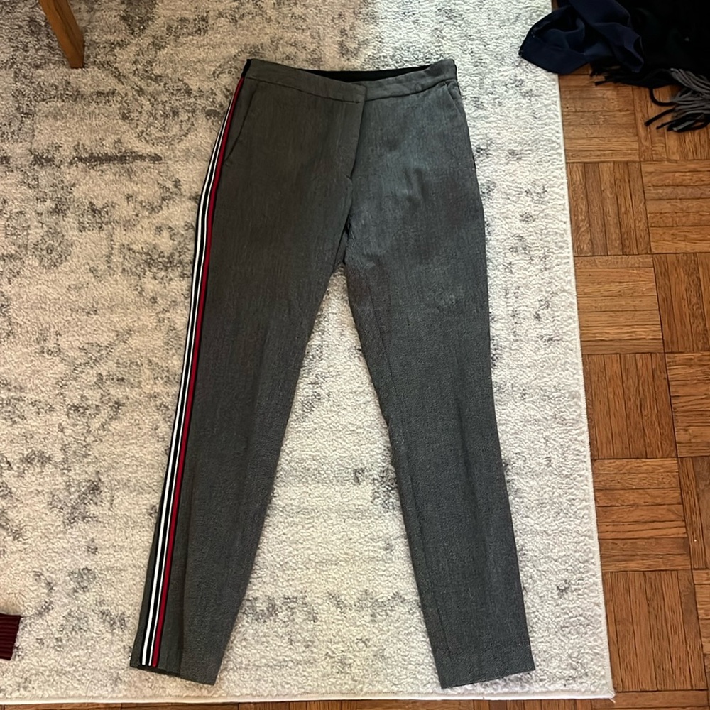 Zara work trousers. Cute print!